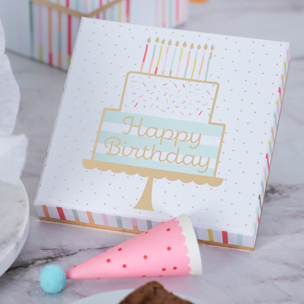Happy Birthday Bakery Box