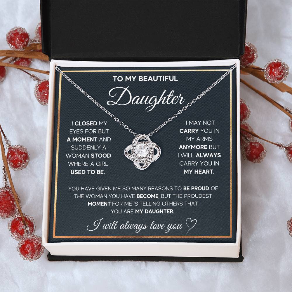 To My Daughter, I Will Always Carry You In My Heart